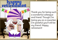 Congratulations Retire GIF
