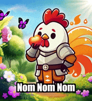 Foodie Nom Nom Nom GIF by Zorooster