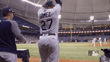 celebration gomez GIF by MLB