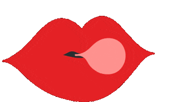 Chewing Gum Kiss Sticker