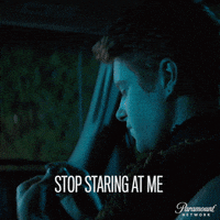 stop staring paramount network GIF by Heathers