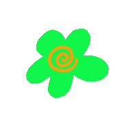 withersjess party retro flowers 80s Sticker