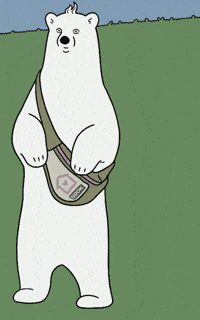 bearlypawsitive homer simpson bye hiding im out GIF