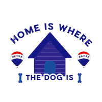 Dog Doghouse Sticker by Aaron Lillie