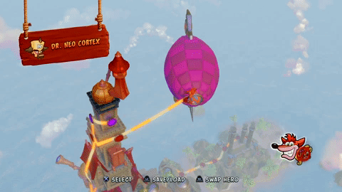 crash bandicoot stormy descent GIF