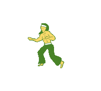 Martial Arts Dance Sticker