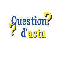 Question Actu Sticker by QUIZ ROOM