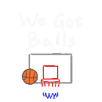 Basketball Win Sticker