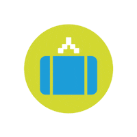 Necestovka travel trip airport baggage Sticker