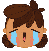 Happy Crying Sticker