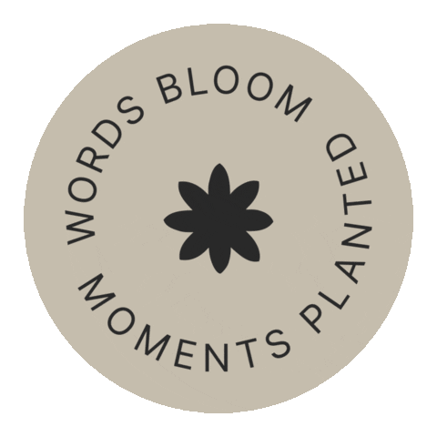 thepaperdaisyco giphyupload tpdc words bloom Sticker