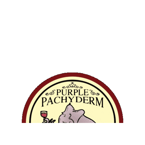 PurplePachydermWines giphygifmaker Sticker