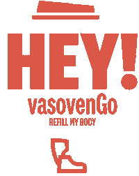 vasovengo coffee run cafe ecofriendly Sticker