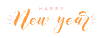 Happy New Year Winter Sticker