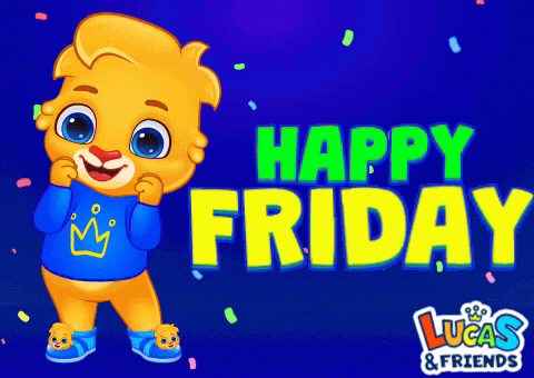 Its Friday GIF by Lucas and Friends by RV AppStudios