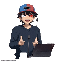 6 7 Finger Guns Sticker by Bad Timing Studio
