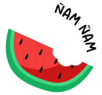 Summer Eating Sticker