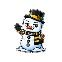 Snow Day Christmas Sticker by ZTIKIX