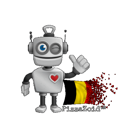 Red Devils Belgium Sticker by PizzaZoid