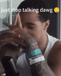 Stop Talking GIF