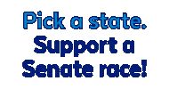 SenateDems senate flip the senate senate democrats dscc Sticker