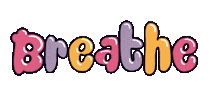 Text Breathe Sticker