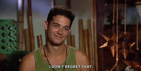 I Dont Regret That Season 3 GIF by Bachelor in Paradise