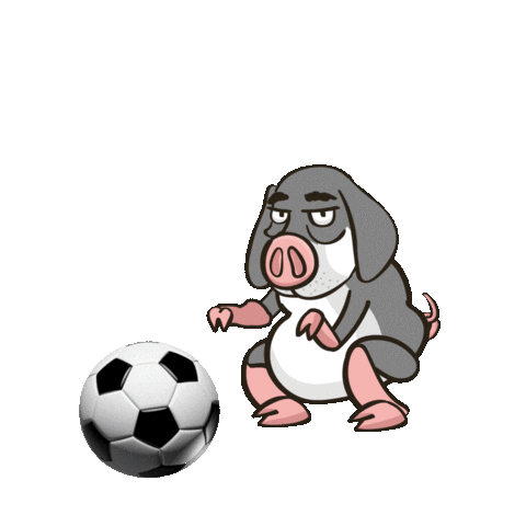 Football Kick Sticker by "Tut Gut" - Gesundheitsvorsorge