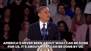 barack obama victory speech 2012 GIF by Obama