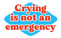 Sad Cry Sticker