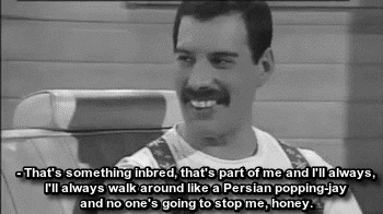 freddie mercury money GIF