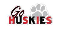 Niu Go Huskies Sticker by Northern Illinois University