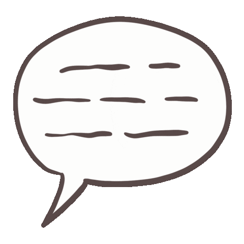 Illustration Talking Sticker by Winnie Gu 顾韵昀