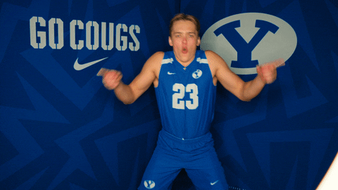 Yelling What Are You Doing GIF by BYU Cougars