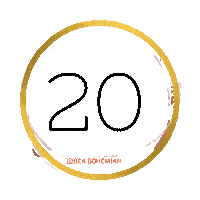 Christmas Gold Sticker
