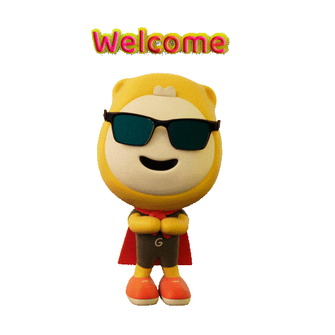 Happy Welcome Welcome Sticker by Gumazing