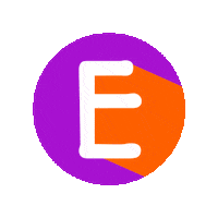 Orange Abc Sticker
