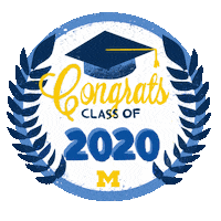 Mgograd2020 Sticker by University of Michigan