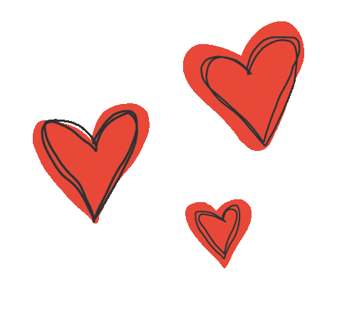 In Love Hearts Sticker by DenGodaFen