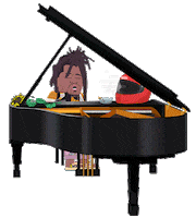 kmg_studio singing player studio smoking Sticker