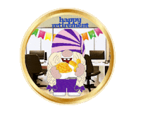 Congratulations Gnome Sticker