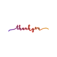 Rainbow Thank You Sticker