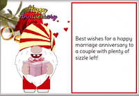 Happy Anniversary Gnome GIF