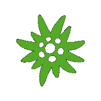 Edelweiss Enzian Sticker by Alpenverein München & Oberland