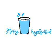 Student Stay Hydrated Sticker