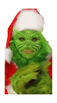 Christmas Grinch Sticker
