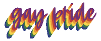 Gay Pride Sticker by Kelley Bren Burke
