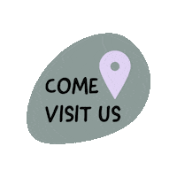 Visit Come Sticker by hindbag