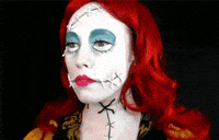 Nightmare Before Christmas Makeup GIF by instructables