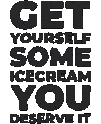 Deserve Ice Cream Sticker by MULTI AWESOME STUDIO